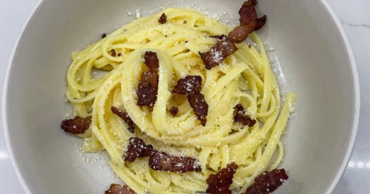 Gluten Free Carbonara Pasta